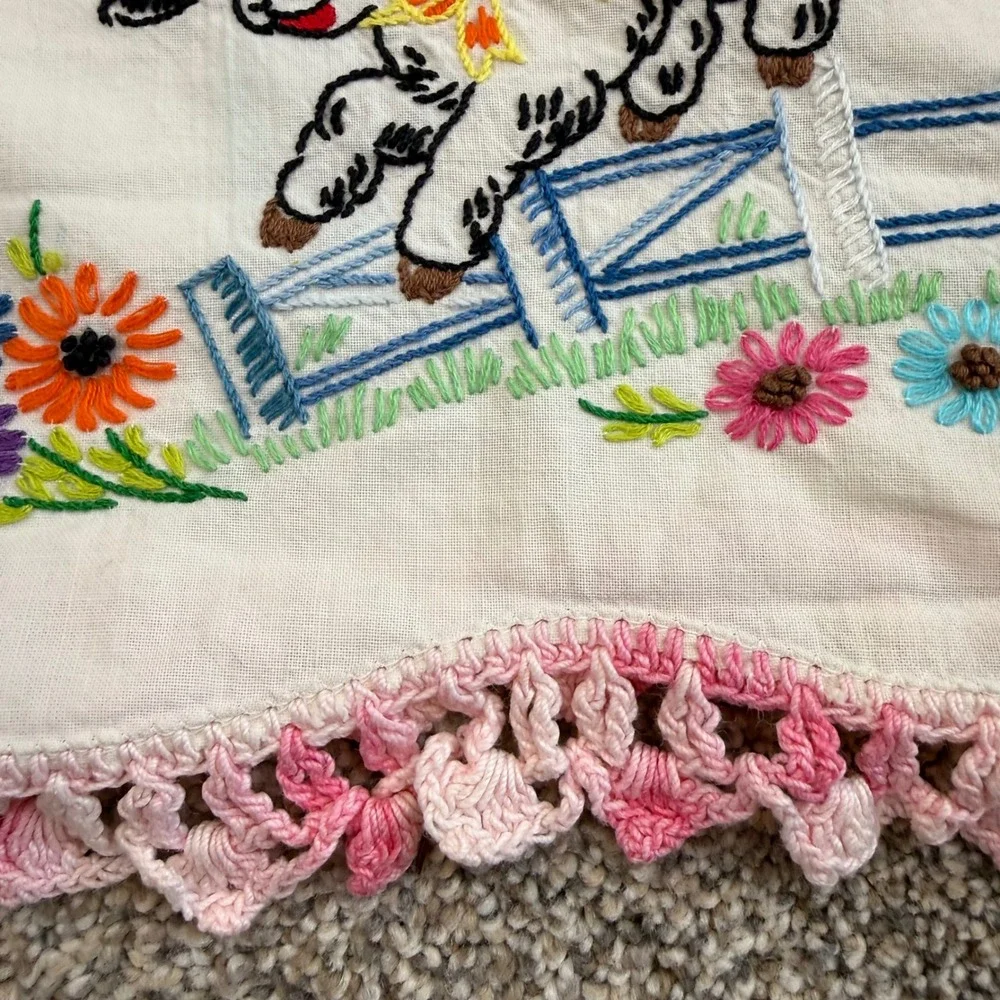 Handmade vintage hand